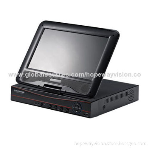 720P/960P/1080P NVR with Built-in LCD Screen and 8CH Cloud Technology Onvif, 3G Wi-Fi
